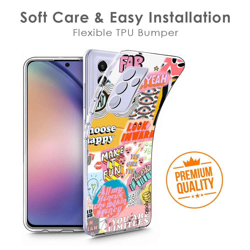 Colourful, flexible cover for Oppo Reno 6 5G