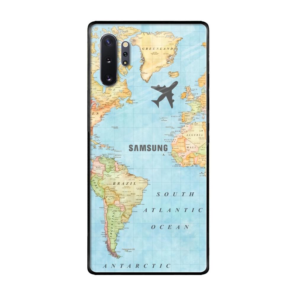 Fly Around The World Samsung Galaxy Note 10 Plus Glass Back Cover - Flat  35% Off On Samsung Galaxy Note 10 Plus Back Cover – Qrioh.com