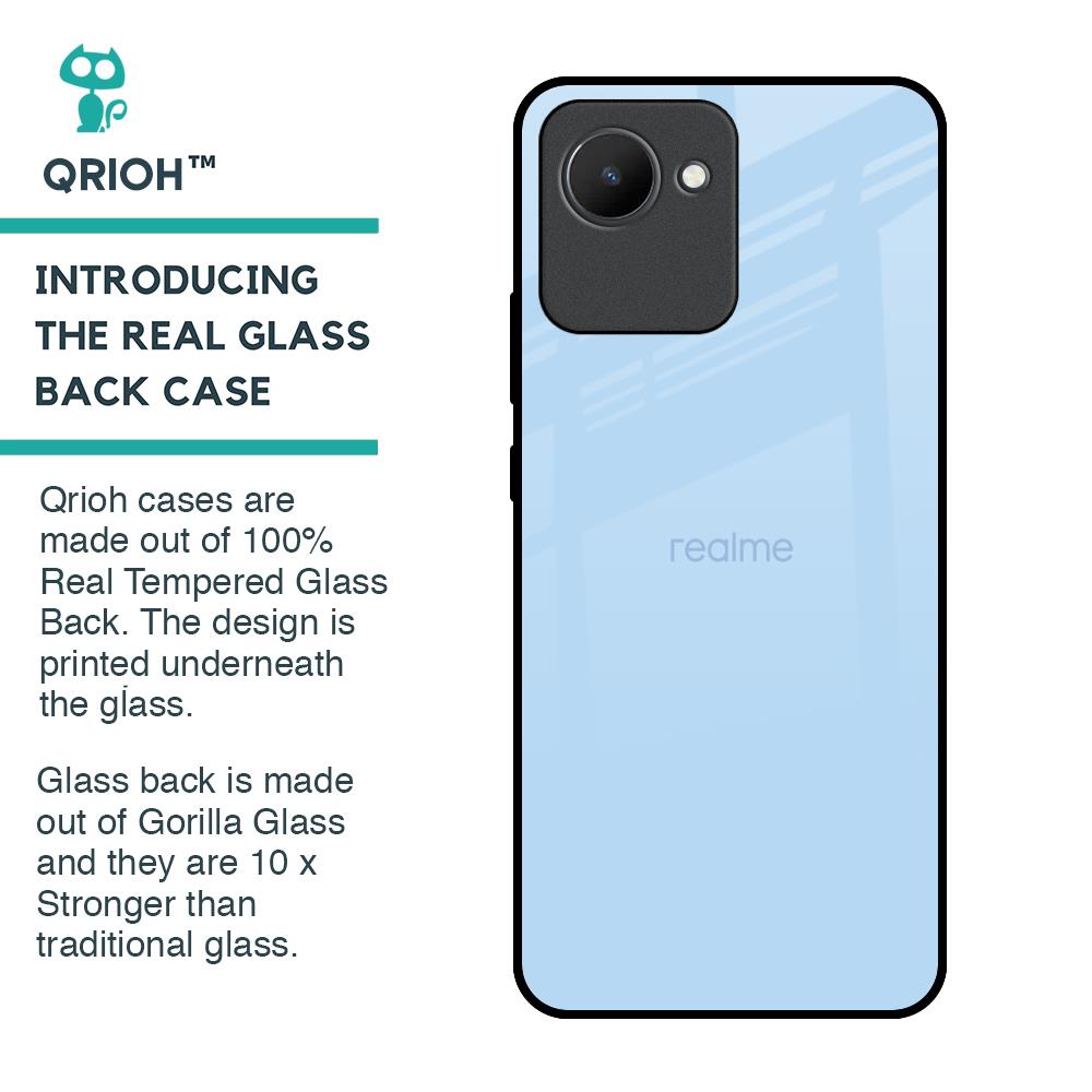 Back Panel Cover for Realme C30 - Blue 