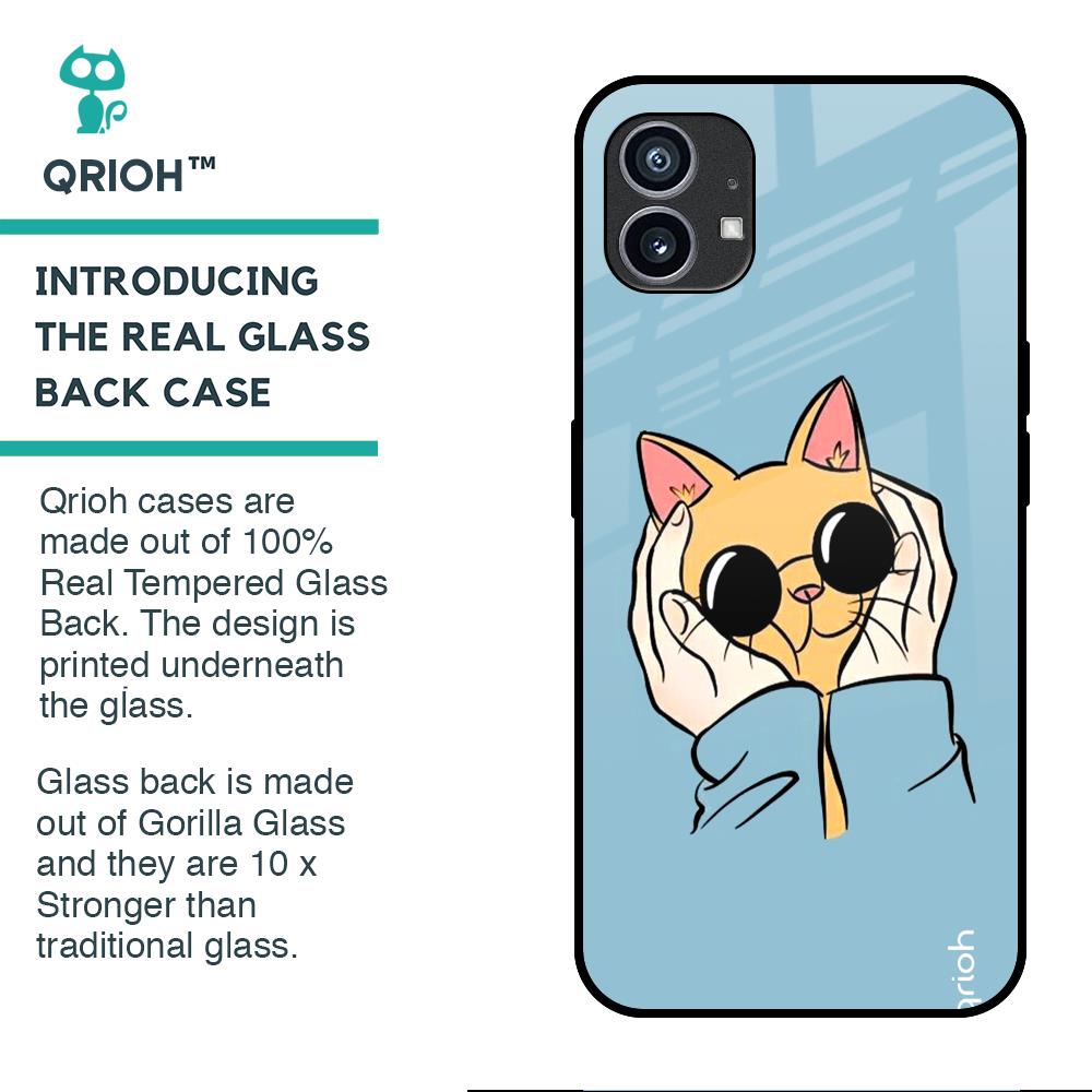 Adorable Cute Kitty Nothing Phone (1) Glass Back Cover - Flat 35% Off On Nothing  Phone (1) Glass Covers –