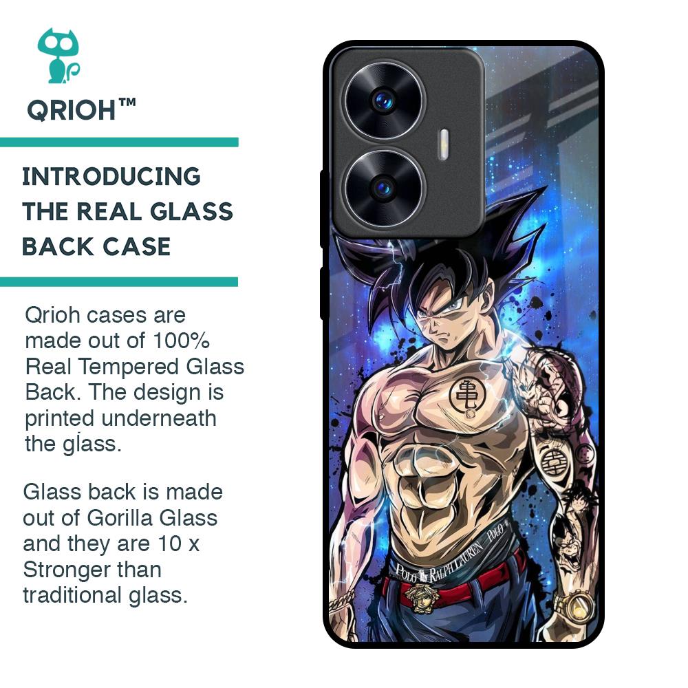 Branded Anime Realme C55 Glass Back Cover - Flat 35% Off On Realme C55 Back  Cover – Qrioh.com