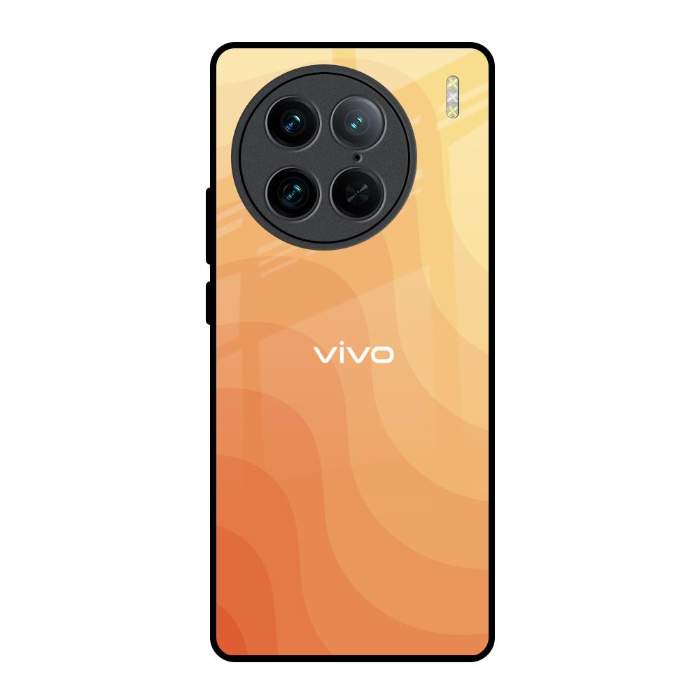 Orange Curve Pattern Vivo X90 Pro 5G Glass Back Cover - Flat 35% Off On Vivo  X90 Pro 5G Back Cover – Qrioh.com