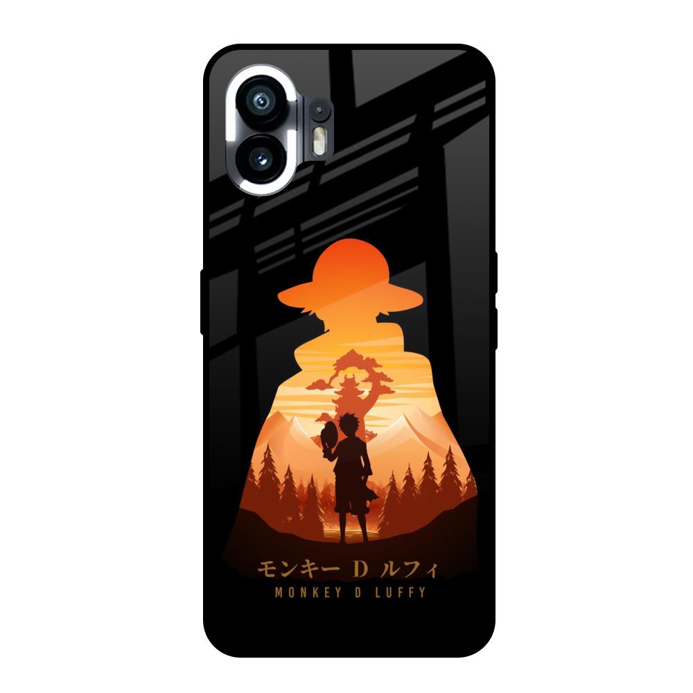 Luffy One Piece Nothing Phone 2 Glass Back Cover Flat 35 Off On