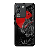 Red Moon Tiger Vivo Y200 5G Glass Back Cover Online