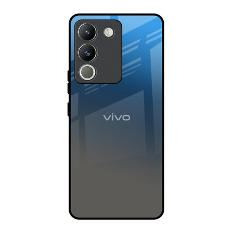 Blue Grey Ombre Vivo Y200 5G Glass Back Cover Online