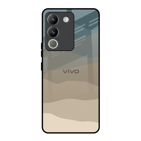 Abstract Mountain Pattern Vivo Y200 5G Glass Back Cover Online