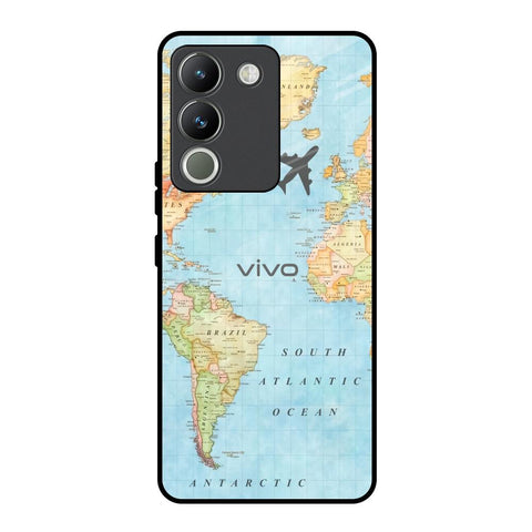 Fly Around The World Vivo Y200 5G Glass Back Cover Online