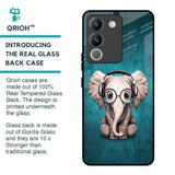 Adorable Baby Elephant Glass Case For Vivo Y200 5G