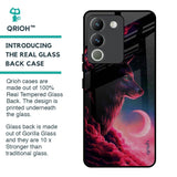Moon Wolf Glass Case for Vivo Y200 5G