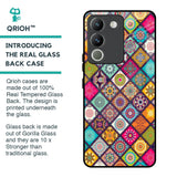 Multicolor Mandala Glass Case for Vivo Y200 5G