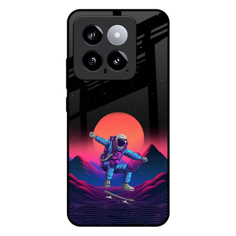 Retro Astronaut Mi 14 Glass Back Cover Online