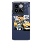 Adventurous Bear Mi 14 Glass Back Cover Online