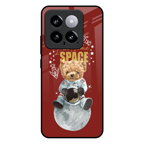 Astronaut Bear Mi 14 Glass Back Cover Online