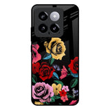 Floral Decorative Mi 14 Glass Back Cover Online