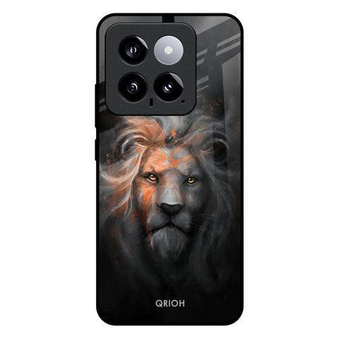 Devil Lion Mi 14 Glass Back Cover Online