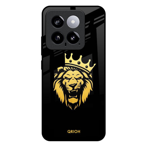 Lion The King Mi 14 Glass Back Cover Online