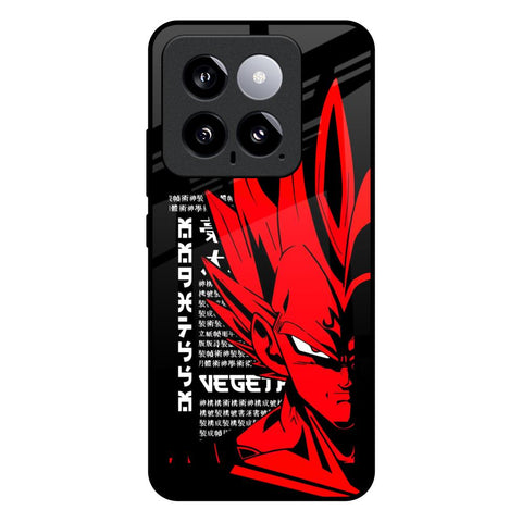 Red Vegeta Mi 14 Glass Back Cover Online