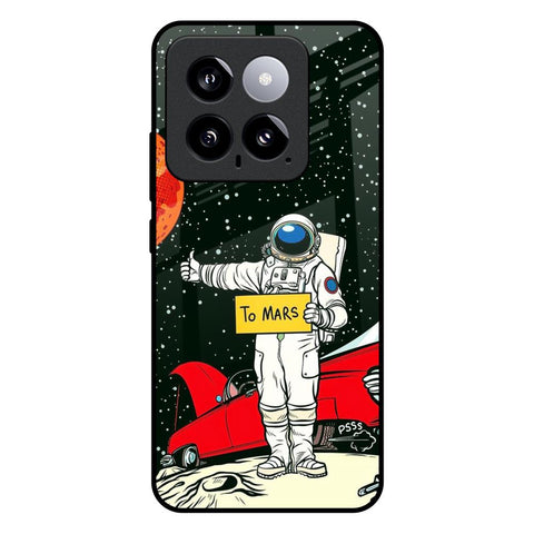 Astronaut on Mars Mi 14 Glass Back Cover Online