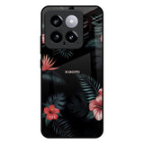 Tropical Art Flower Mi 14 Glass Back Cover Online