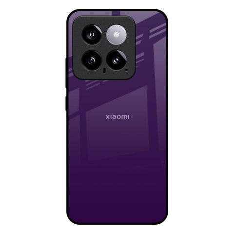 Dark Purple Mi 14 Glass Back Cover Online