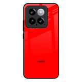 Blood Red Mi 14 Glass Back Cover Online