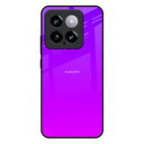 Purple Pink Mi 14 Glass Back Cover Online