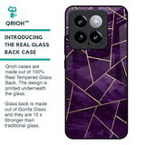 Geometric Purple Glass Case For Mi 14