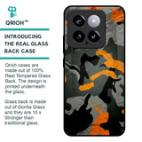 Camouflage Orange Glass Case For Mi 14