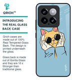 Adorable Cute Kitty Glass Case For Mi 14