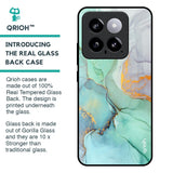 Green Marble Glass Case for Mi 14