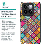 Multicolor Mandala Glass Case for Mi 14