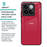 Solo Maroon Glass case for Mi 14