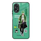 Zoro Bape Oppo A18 Glass Back Cover Online