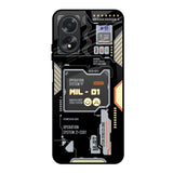 Exposed Parts Oppo A18 Glass Back Cover Online