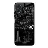 Funny Math Oppo A18 Glass Back Cover Online