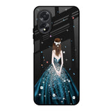Queen Of Fashion Oppo A18 Glass Back Cover Online