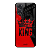 I Am A King Oppo A18 Glass Back Cover Online