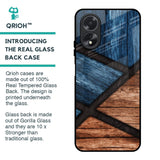 Wooden Tiles Glass Case for Oppo A18