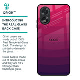 Wavy Pink Pattern Glass Case for Oppo A18