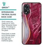 Crimson Ruby Glass Case for Oppo A38
