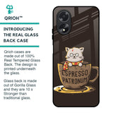 Tea With Kitty Glass Case For Oppo A38
