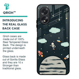 Astronaut Dream Glass Case For Oppo A38