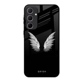 White Angel Wings Samsung Galaxy A35 5G Glass Back Cover Online