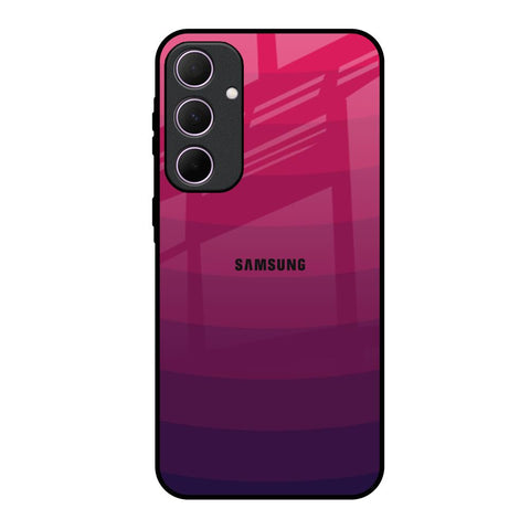 Wavy Pink Pattern Samsung Galaxy A35 5G Glass Back Cover Online