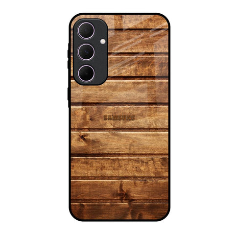 Wooden Planks Samsung Galaxy A35 5G Glass Back Cover Online