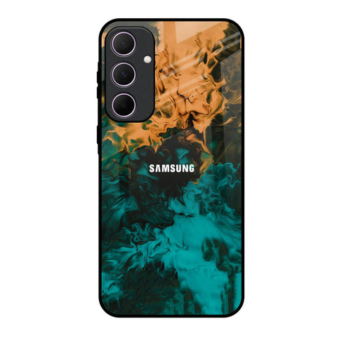 Watercolor Wave Samsung Galaxy A35 5G Glass Back Cover Online