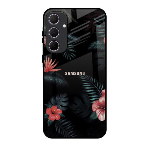 Tropical Art Flower Samsung Galaxy A35 5G Glass Back Cover Online