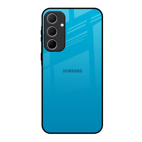 Blue Aqua Samsung Galaxy A35 5G Glass Back Cover Online