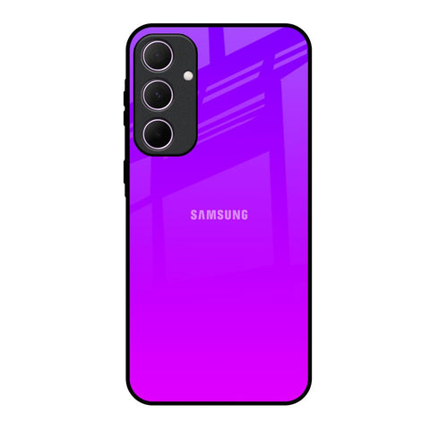 Purple Pink Samsung Galaxy A35 5G Glass Back Cover Online