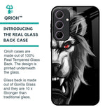 Wild Lion Glass Case for Samsung Galaxy A35 5G